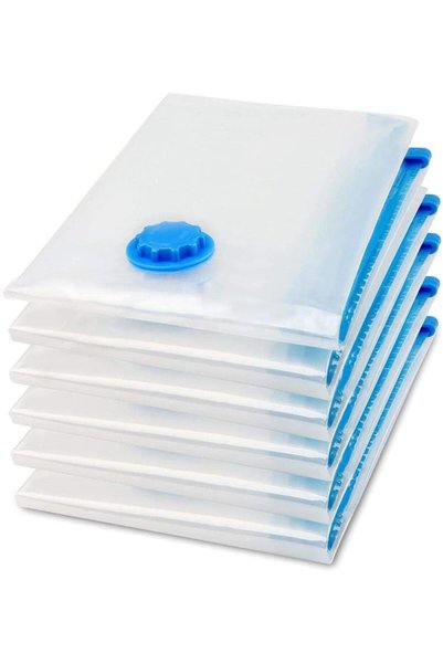 Generic Vacuum Space Saver Reusable Sealer Storage Bags with Suction Pump, Pa...