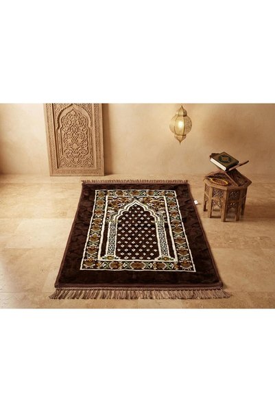 Generic Soft Padded Prayer Mat 120 x 80 cm – Thick Comfortable Muslim Prayer ...