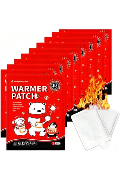 Generic 10PCS Adhesive Body Warmers, Disposable Heat Pad for Cold Safe and Na...