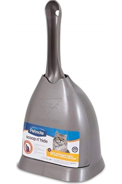 Generic Scoop N' Hide Cat Litter Scoop with Discreet Litter Scoop Holder, Bru...