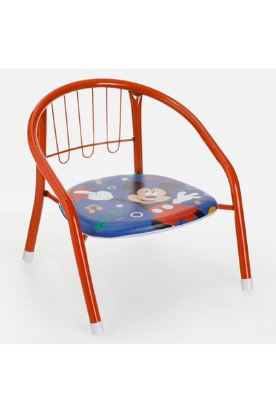 SHOPIENS Scaun pentru copii metalic mickey rosu 36x35x36 cm din metal Shopiens®