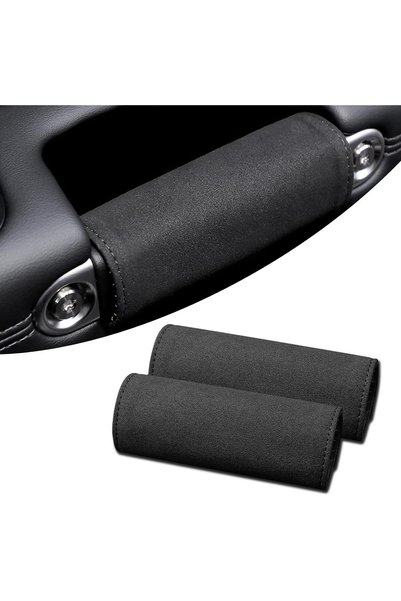 Generic 2 PCS Car Inside Door Handle Protector, 5.7" x 4.72" Breathable Suede...