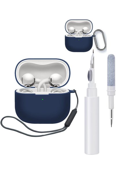 Generic Protective Silicone Case for Huawei FreeClip 2 Earbuds - with Keychai...