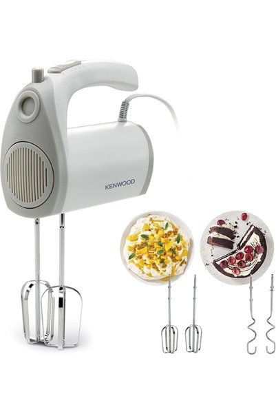 Generic Hand Mixer Electric Whisk, 300W,5 Speeds + Turbo Button, Twin Stainle...