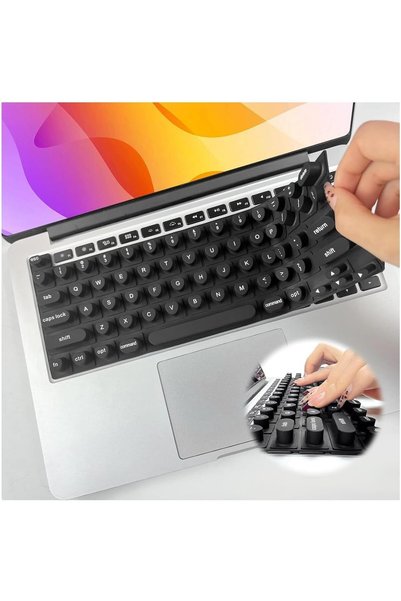 Generic Silicone Keyboard Protector - Anti-Dust Raised Design for Long Nails,...