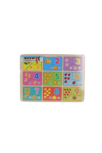 Bezos 4215 Wooden Block Puzzle, 27 Pieces, BZELDR05