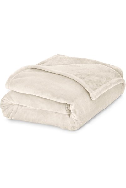 Generic بطانية صوف من ماركة Master Bedding، 260 سم × 240 سم، 350 جرامًا للمتر...