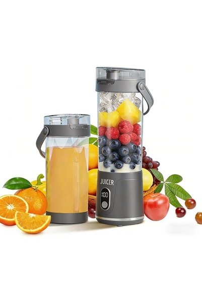 Generic Portable Blender 600ml Cordless Mini Blender USB Rechargeable Persona...