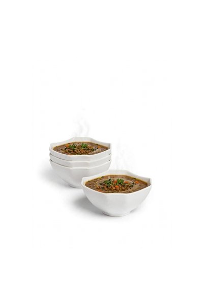 Nova Melamine Hexagonal Bowls Suitable for Soup and Noodles Melamine Basin 4 ...