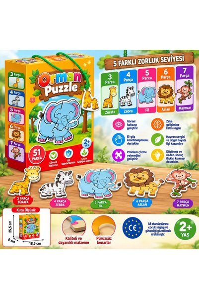 Bezos 8766 Forest Box Puzzle 025876-34567 BZELDR05