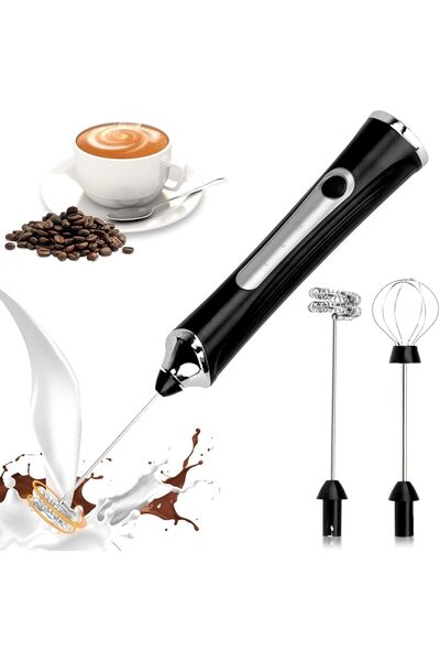 Generic جهاز صنع الرغوة الكهربائي القابل لإعادة الشحن، خلاط مشروبات محمول مع ...
