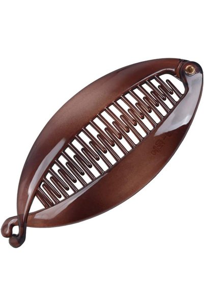 Generic مشبك شعر على شكل موزة فرنسي، مشبك شعر على شكل مخلب، مشط شعر، للنساء، ...