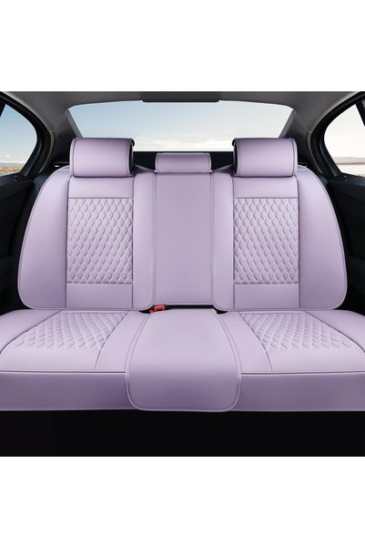 Generic Rear Seat Covers, Leather Seat Cover for Car, Universal Waterproof Au...