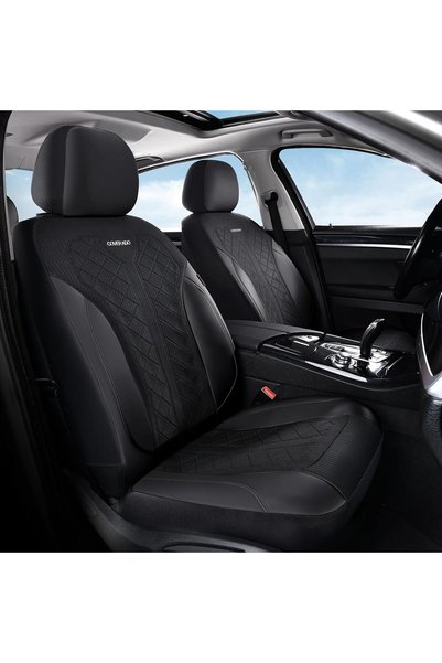 Generic Black Front Seat Covers, Automotive Seat Covers 2 Seats, Mesh Car Pro...