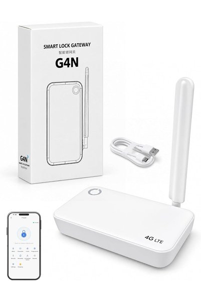 Generic G4N 4G LTE Gateway for TTLock Smart Door Locks, Nano-SIM Support