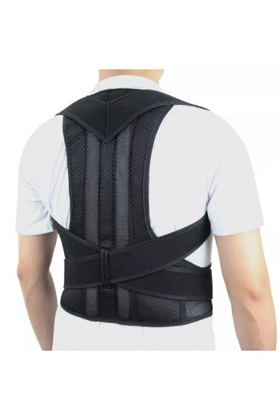 Generic Magnetic Back Corset Fitness Equipment Adjustable Back Corrector Clav...
