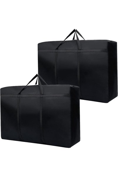 Generic Heavy Duty Extra Large Moving Bags (2 Pcs, 120L) – Waterproof Luggage...