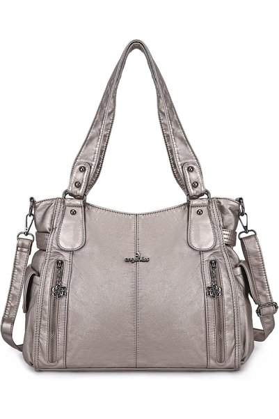 Generic Handbags for Women Hobo Purse Roomy Casual Shoulder Bags PU Tote Bag ...