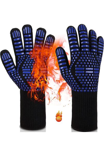 Generic Heat Resistant Gloves for Hair Styling, Anti-slip, 2 Pcs