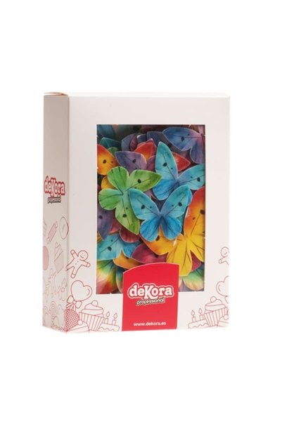 Dekora Set 87 decor Fluturi comestibile din Vafa - 3-6 CM