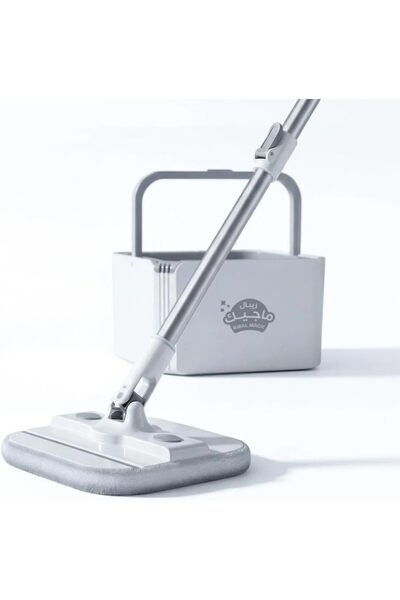 Generic Turbo Spin Mop with Bucket, Square Microfiber Floor Mop, Clean & Dirt...