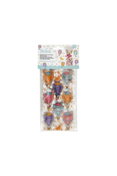 DECORA Комплект от 20 пластмасови торбички – 12,5 + 3 × 24 х см