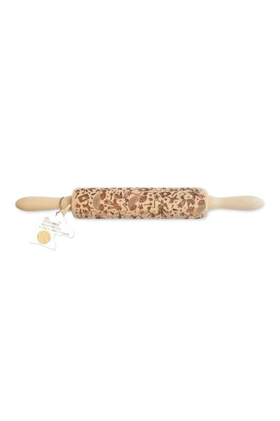 Scrap Cooking Wooden rolling pin with pattern - Unicorn-39 x 4.5 x 4.5 cm