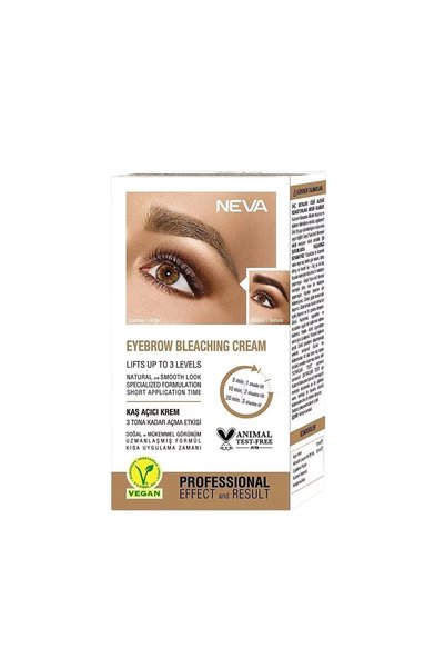 Neva Cremă decolorantă pentru sprâncene Eyebrow Bleaching Cream, până la 3 to...