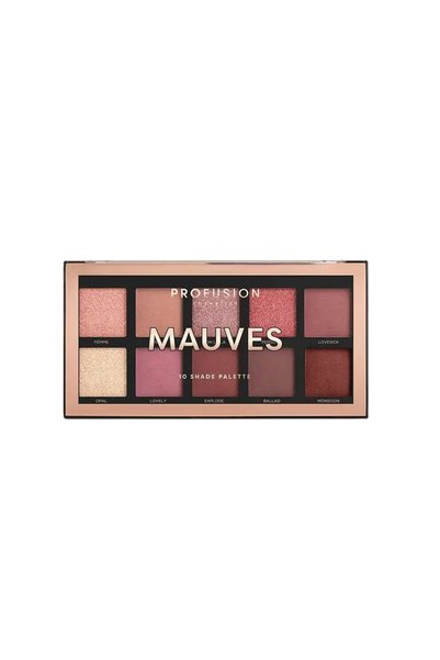 PROFUSION COSMETICS Mauves Eyeshadow Palette, 10 Shades, 103 g