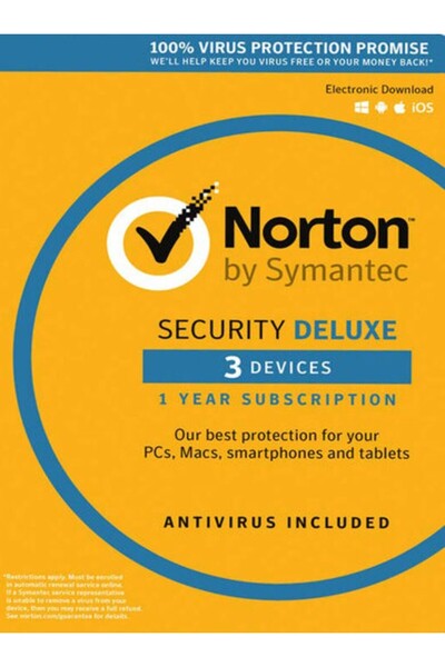 Norton Pachet software – Security 3.0 Deluxe, licență electronică pentru 3 di...