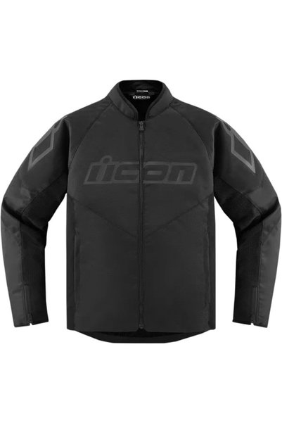 Icon Geaca moto textila Hooligan Ultrabolt Negru - Barbati - Vara - Ventilata...