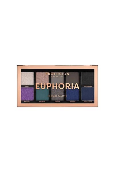 PROFUSION COSMETICS Euphoria Eyeshadow Palette, 10 Shades, 103 g