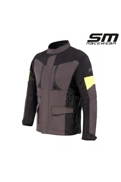 SM Racewear Geaca moto textila Highland II - Barbati - 4 Sezoane - Impermeabi...