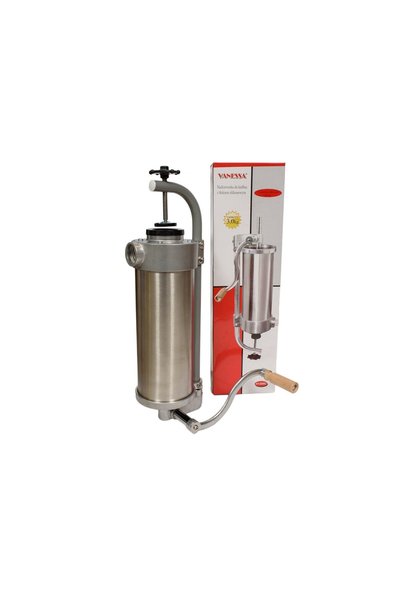 Vanessa Manual sausage maker. 3.0kg sausage stuffer. vertical. 4 funnels incl...