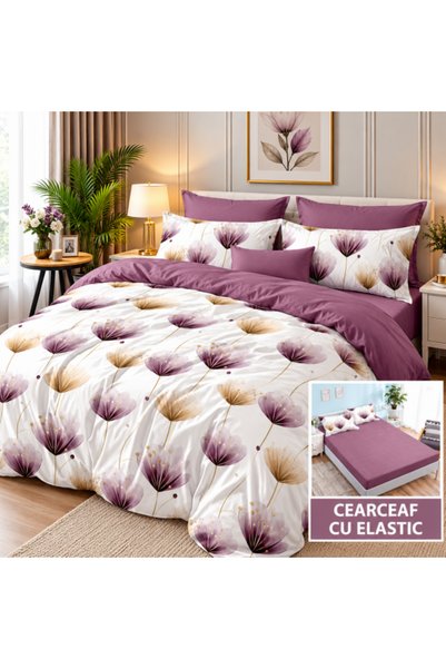 Casa Creative Elegance Finet Bedding Set 6 Pieces, Fitted Sheet 180x200 L LF6...