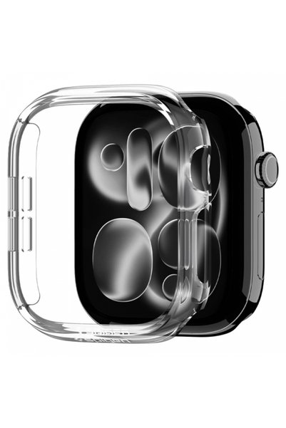Spigen Husa Thin Fit за Apple Watch Series 12 42 мм, прозрачна ACS11881