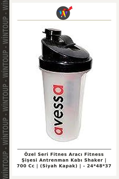 Wintoup Special Edition Protein Shaker Bottle | 700 Cc | (Black Lid) | - 24*4...