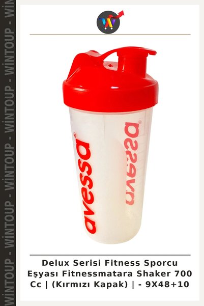 Wintoup Deluxe Series Fitness Shaker 700 cc | (Red Lid) | - 9X48+10