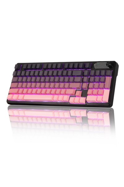 GENERAL EURCRBU Gaming Keyboard, 95% RBG Backlit Wired Keyboard, 98 Keys Quit...