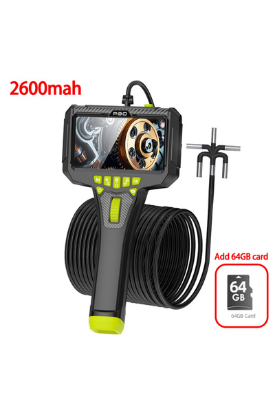 Choice 1m 2600-64GB-97cm 360° Steering Industrial Endoscope Camera 6mm 5"IPS ...