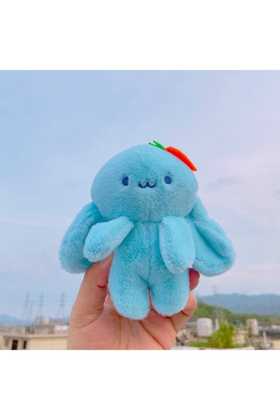 Generic Cute Carrot Rabbit Plush Doll Keychain Backpack Pendant