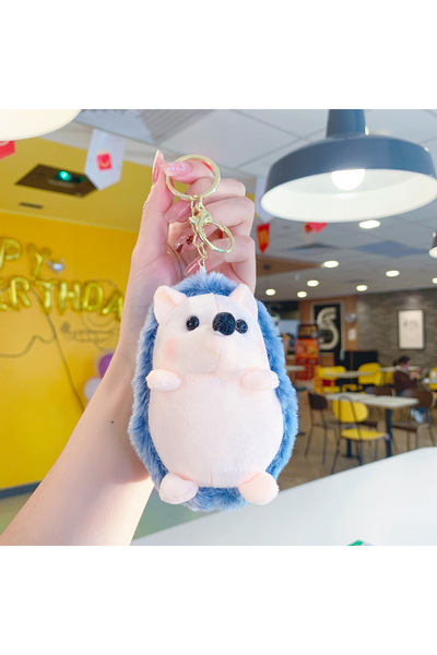 Generic Cute Little Hedgehog Plush Pendant Keychain Doll