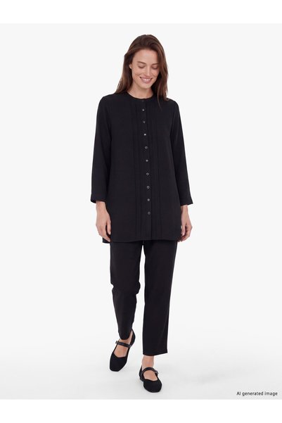 LC Waikiki LCW Grace Black Straight-Leg Standard & Regular Women's Pants—The ...