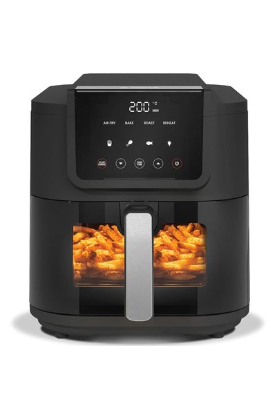 Nutricook Air Fryer Slim, 5L, 1.4 KGs, Large Basket, Space-Saving Slim Design...