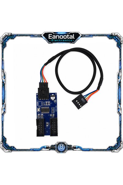 Choice محول داخلي من 1 إلى 2، الإصدار 9، ذو 9 سنون، USB 2.0، للوحة الأم للكمب...
