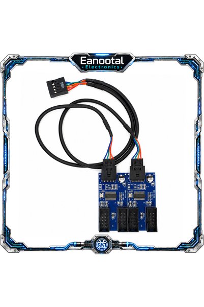 Choice محول داخلي من النوع 1 إلى 4، الإصدار 9، ذو 9 سنون، USB 2.0، للوحة الأم...