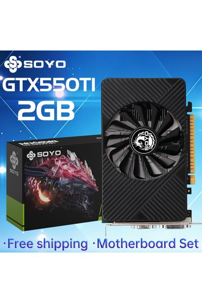 Choice بطاقة الرسومات GTX550 SOYO GTX 550TI بذاكرة GDDR5 سعة 2 جيجابايت، تقني...