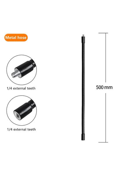 Choice A 500MM [NT]Flexible Metal Tube Rod Monopod Selfie Stick Stands With 1...
