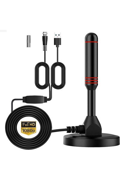 Choice Red Indoor/Outdoor Digital TV Antenna with Amplifier Vehicle-Mounted T...