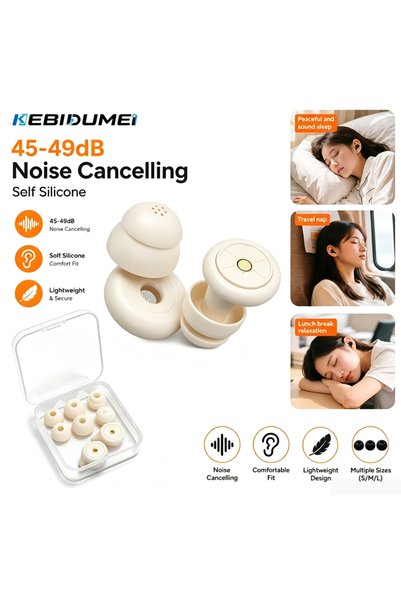 Choice Ordinary Style Skin KEBIDUMEI Silicone Ear Plugs Sleep Noise Cancellin...